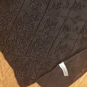 Silk, Beaded Scarf/Wrap